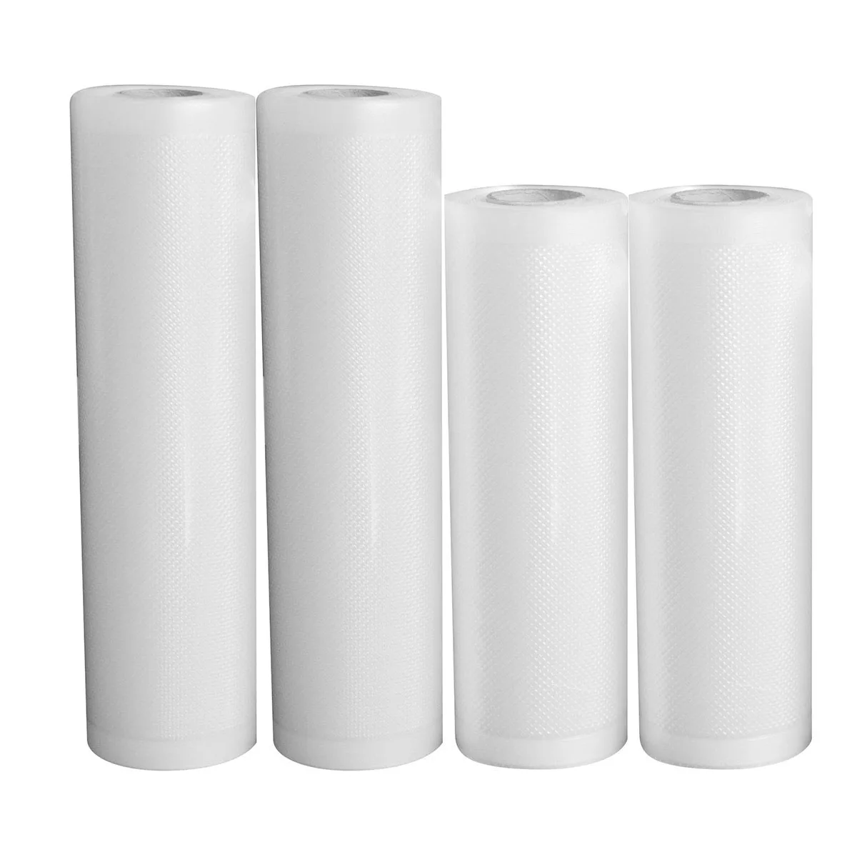 

2 шт. 28*500 см и 2 шт. 20*500 см, нейлоновый полиэтиленовый материал, 4 рулона 20 м, рулон вакуумного упаковщика, уплотнительный пакет для пищевых про...