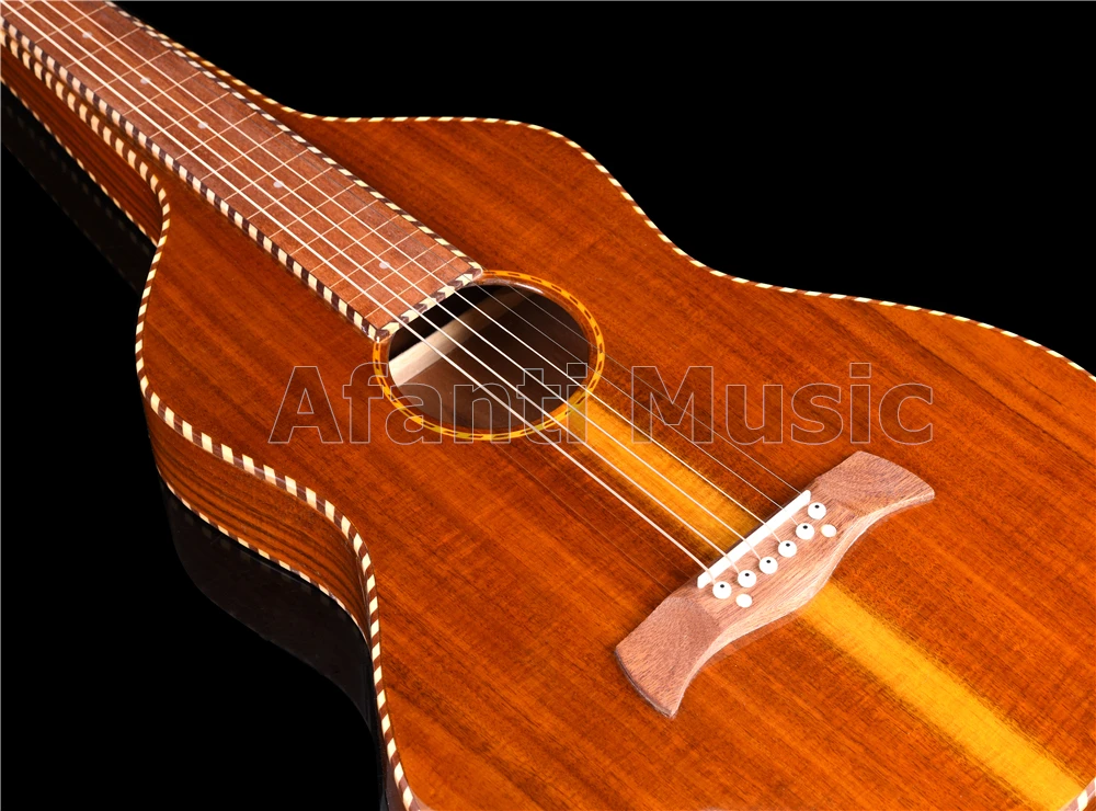 

Afanti Music Solid Koe Top Weissenborn Hawaiian Slide Guitar (HG-820S)