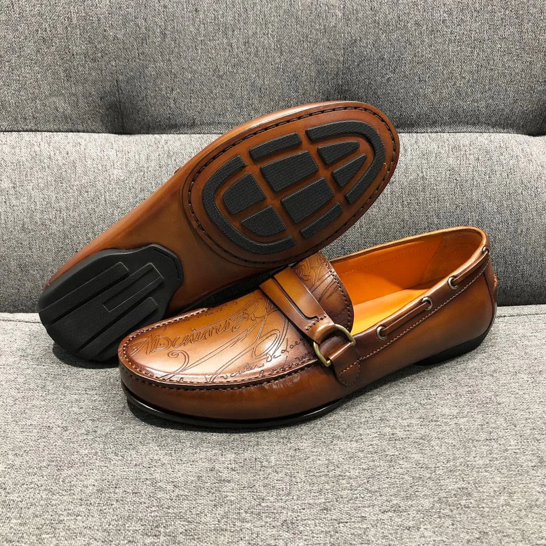 

BERIUT * driver shoe cover foot handmade color shoes