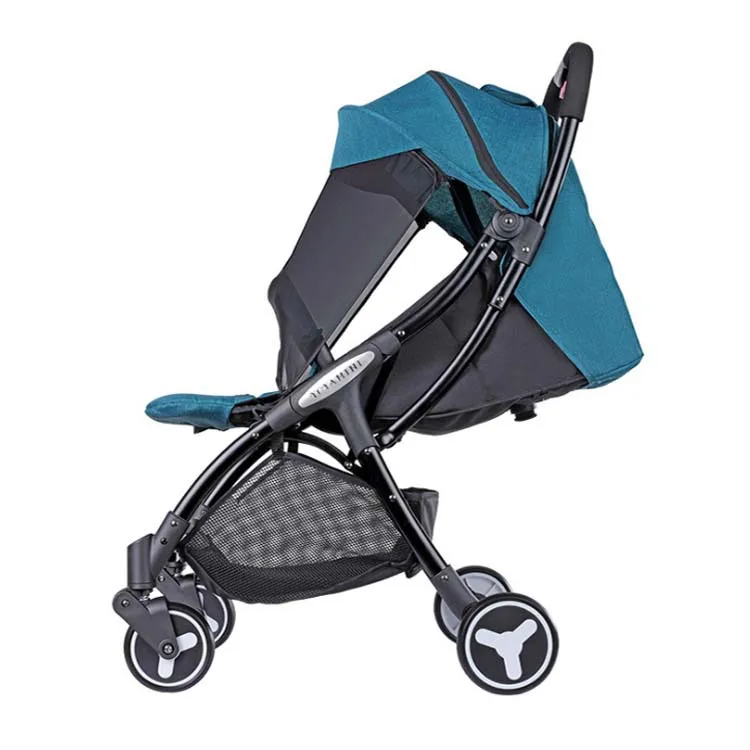 Легкая складывающаяся детская коляска с зонтиком переносная 16 Бесплатная