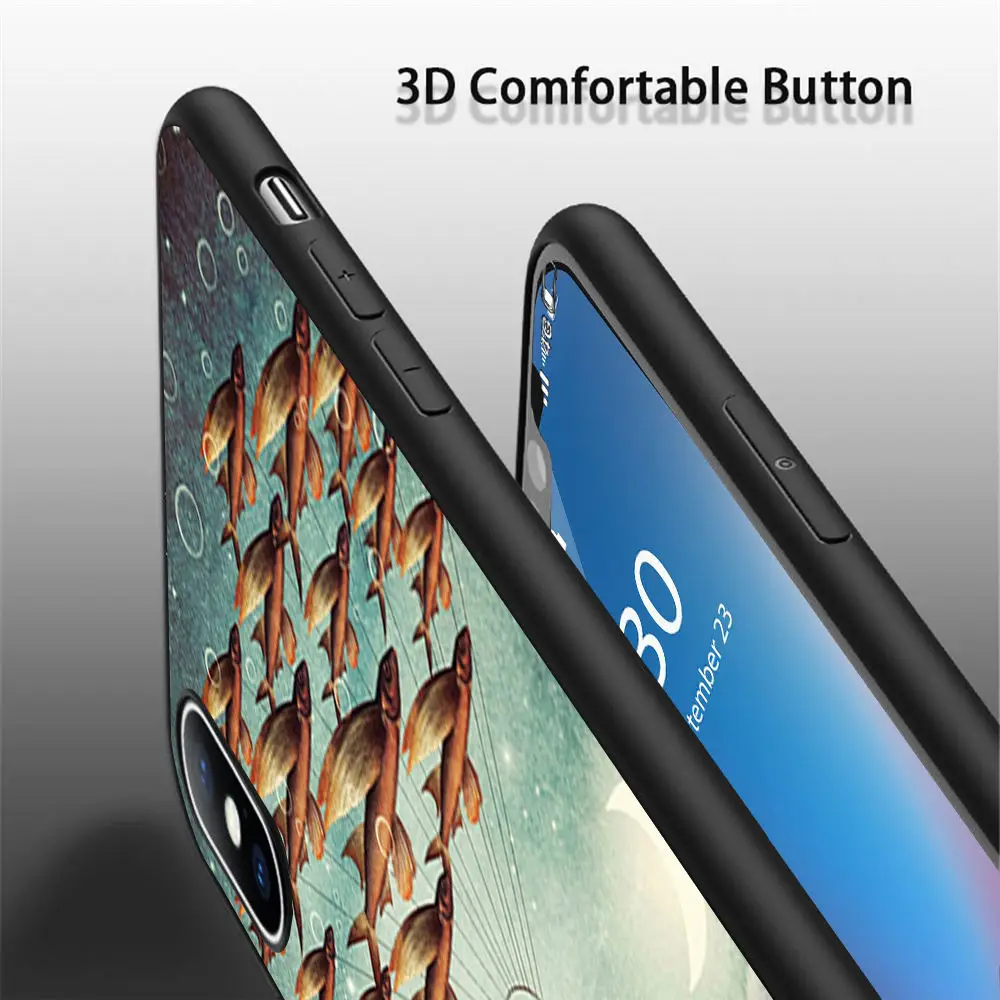 Мягкий силиконовый чехол Coque среди диких цветов для iPhone 11 Pro Max X 5S 6 6S XR XS 7 8 Plus