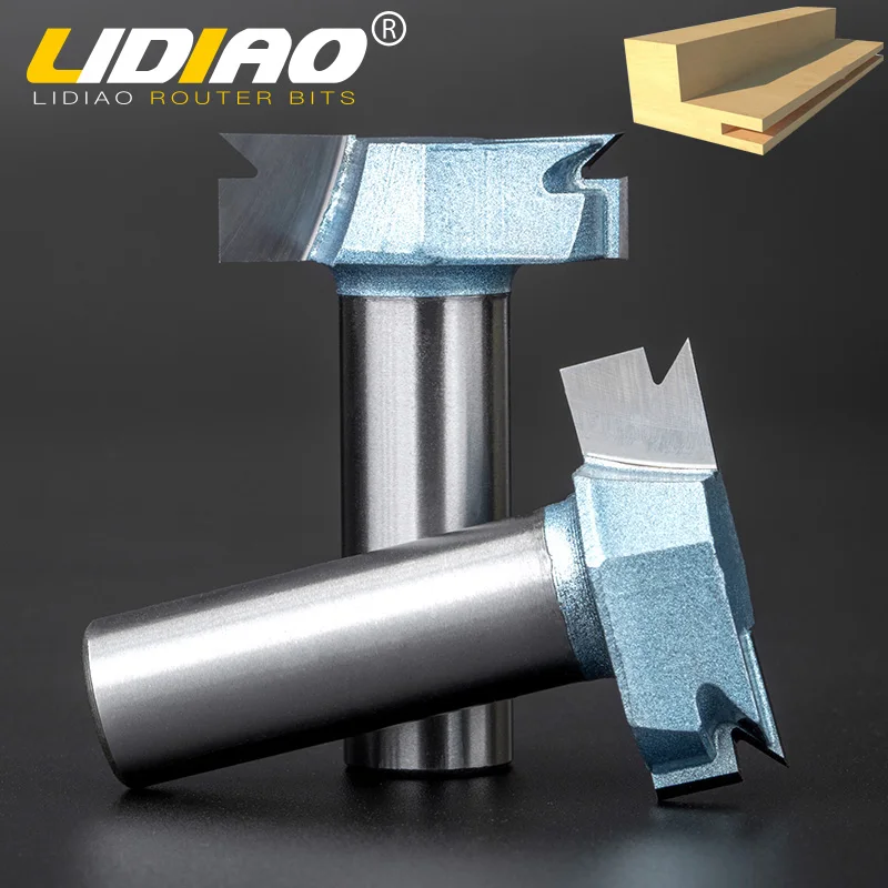 

LIDIAO 1/2 "хвостовик фреза для нарезания пазов типа «Ласточкин хвост» промышленного класса 2 фрезы Фрезы для деревообработки инструмент Фрезы