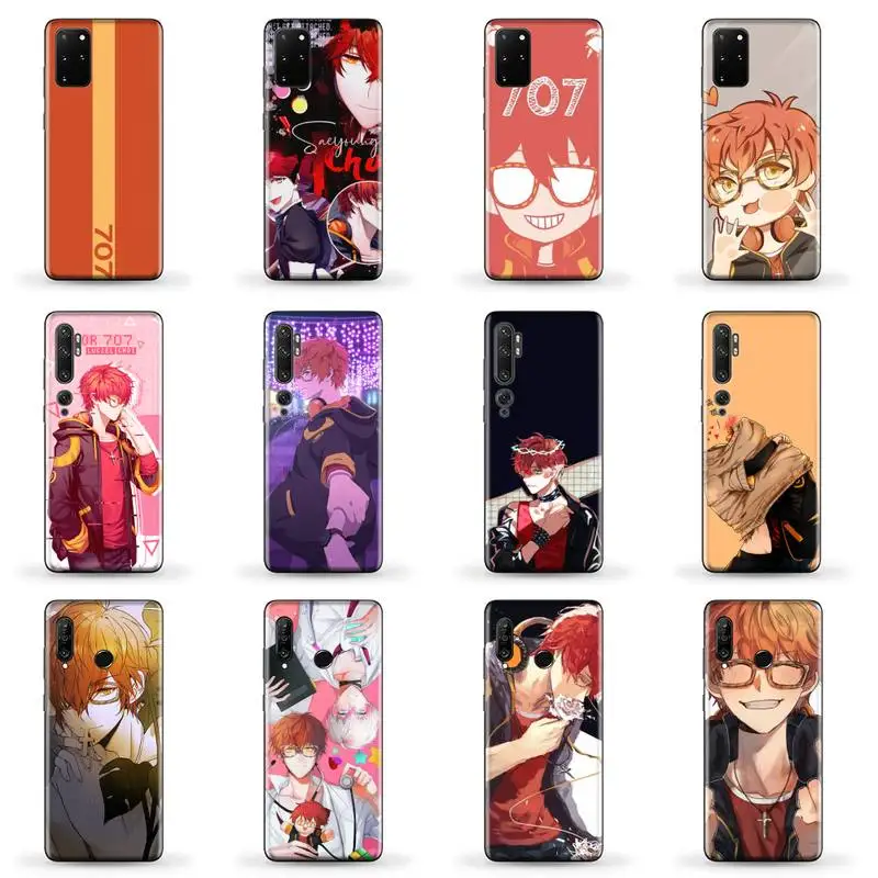 

707 Mystic Messenger Phone Case for SAMSUNG A51 52 50 71 31 21 S ultra 20fe plus XIAOMI redmi note 10 8 9 pro HUAWEI P 30 40lite