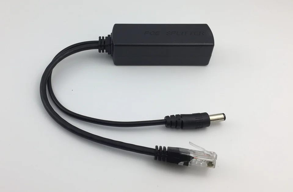 Разветвитель питания PoE 48 В-12 В 1A-2A через Ethernet IEEE802.3af /at стандартный тип 10/100 Мбит/с