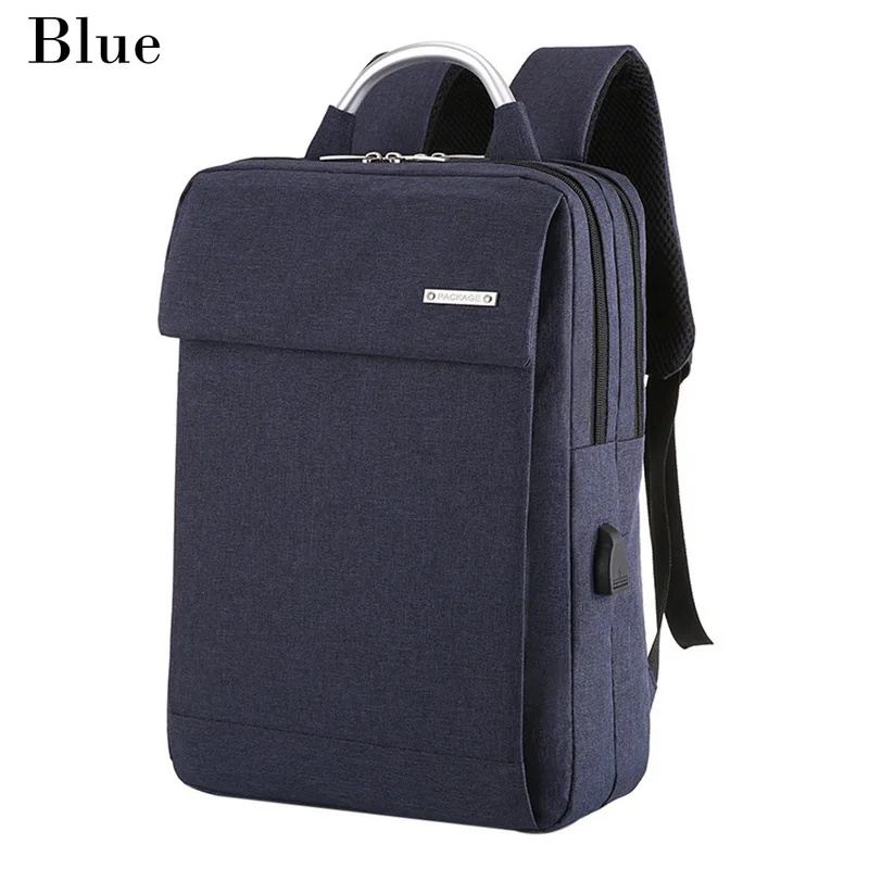 Blue MoneRffi рюкзак с защитой от кражи Usb бизнес рюкзак большой емкости для мужчин и женщин школьная сумка дорожная сумка студенческая сумка - Цвет: Blue