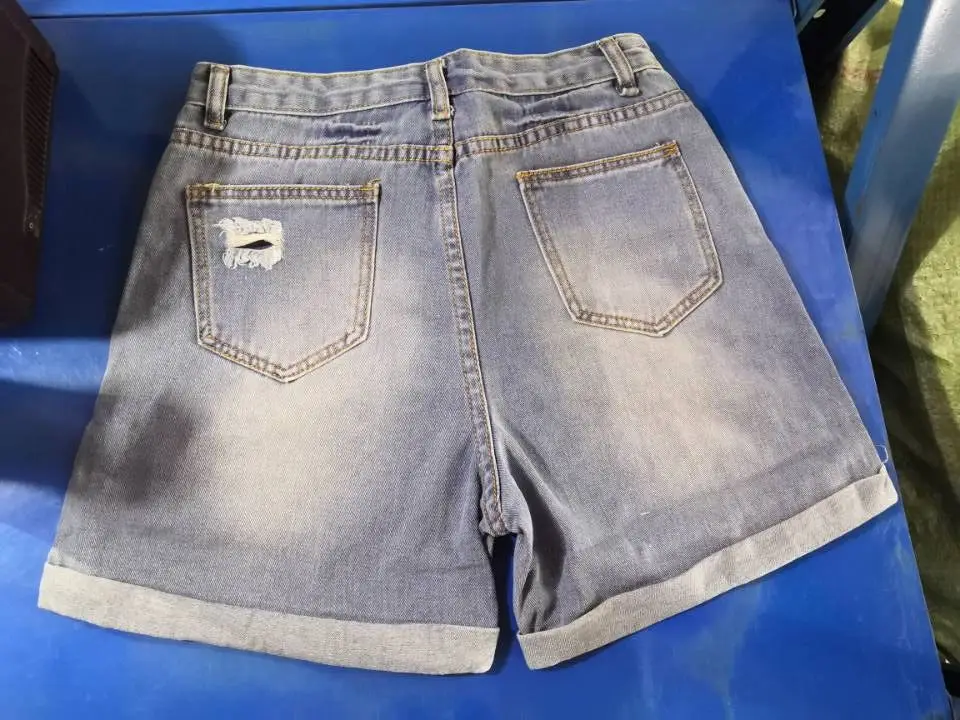 

Summer Women Denim Shorts Fashion Womens Pocket Jeans Female Hole Bottom Sexy Casual Loose Ladies Short Femme Streewear #617