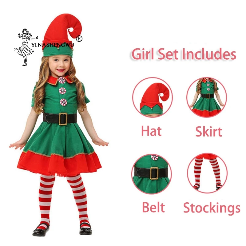 Mery/рождественское платье для девочек комплект одежды мальчиков Семейный детский