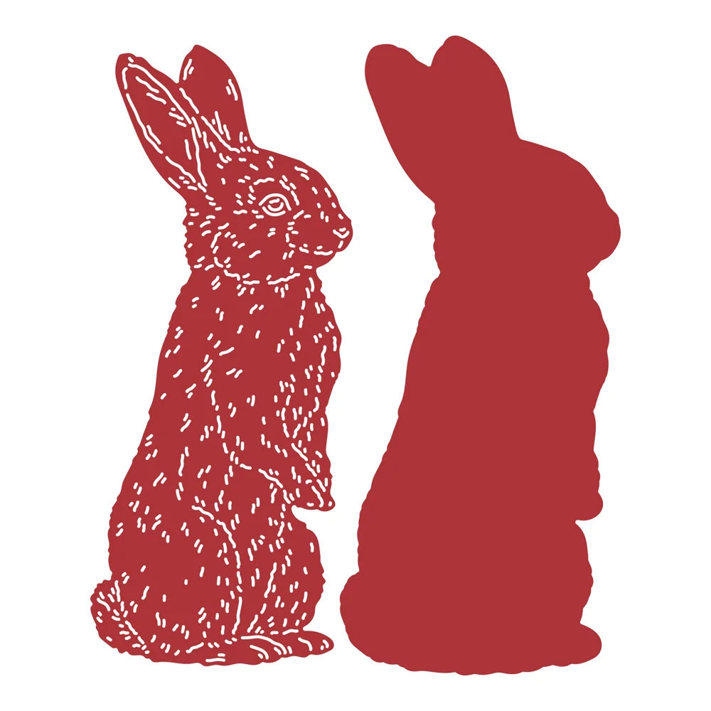 

Two Red Robins Rabbit Mr Nosey New Metal Cutting Dies Scrapbook Diary Decoration Embossing Dies Diy Greeting Card Handmade 2021