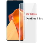 3D УФ-стекло, полное клеевое покрытие, Защита экрана для OnePlus 9 Pro 1 + 9 Pro, закаленное стекло, защита объектива камеры, искусственная кожа ТПУ