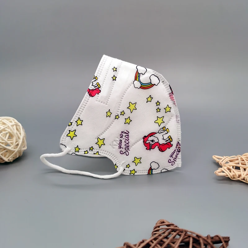 Детская маска детская Толстая 5-слойная противотуманная защитная FFP2 для рта