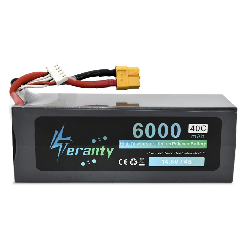 Высокая Мощность 14 8 v 6000 мА/ч 40C Max 60C Аккумуляторы для радиоуправляемых машин