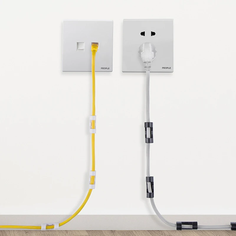 Wire Retainer Cable Organizer Data Buckle Wall Nail-Free Storage Management Clip Network Routing Artifact | Электроника