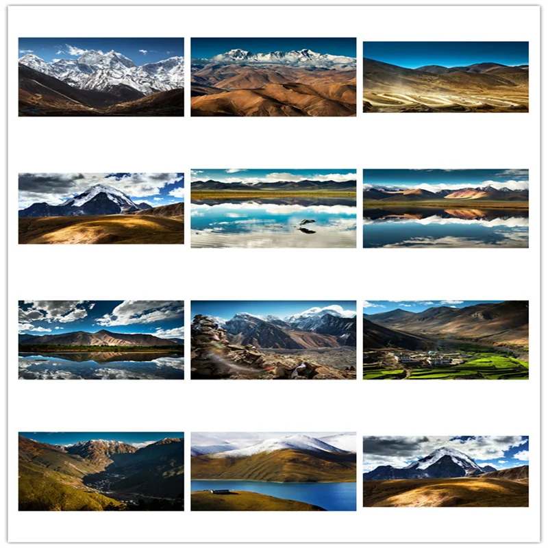 Diamond Painting 5D Diy Full Round diamond drill icons Embroidery Tibet Landscape Scenery | Cross Stitch