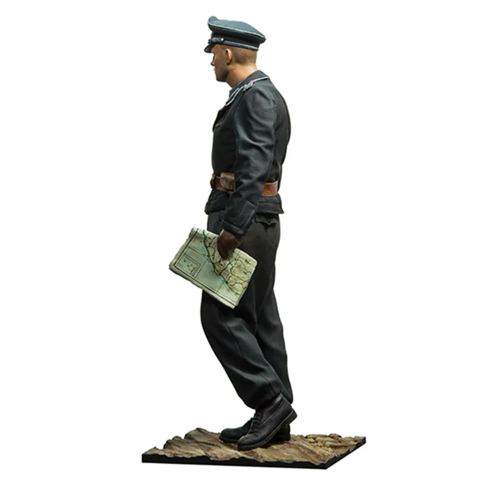 Бронированный Ensign Herman Soldier полимерная фигурка 1/35 Масштаб Модель комплект Сборная