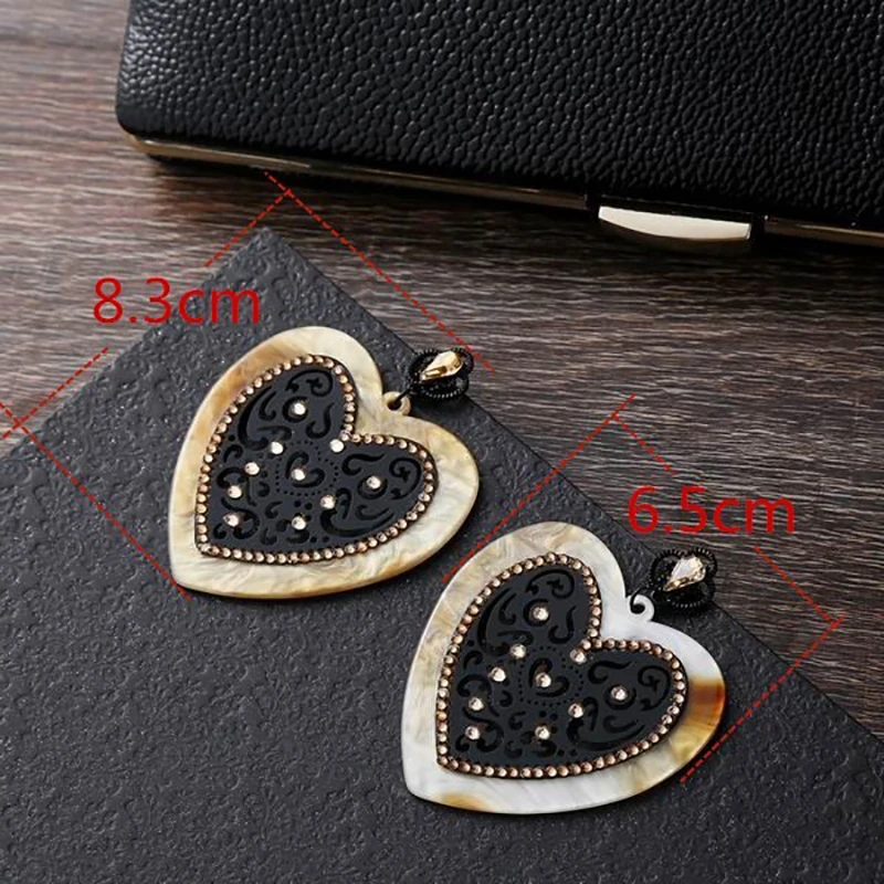 Романтичные милые золотые серьги из нержавеющей стали и кристаллов в форме