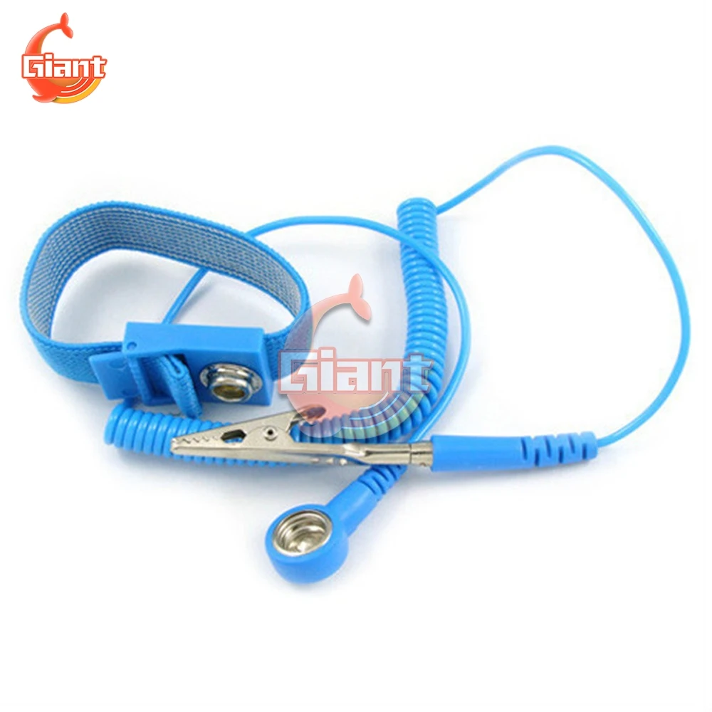 Антистатический наручный ремешок с заземляющей проволокой для сварочных работ