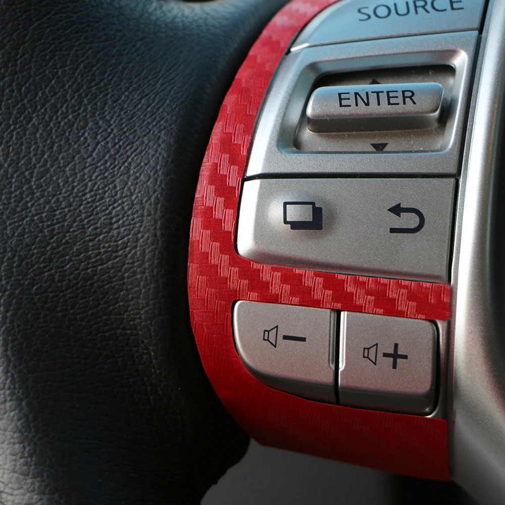 Автомобильная наклейка на панель рулевого колеса Zeratul из углеродного волокна для