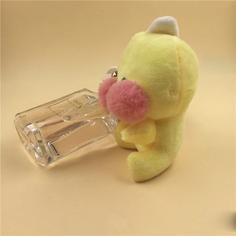 Размер 8 см ок. peluche животных плюшевые мягкие игрушки брелок куклы милая желтая