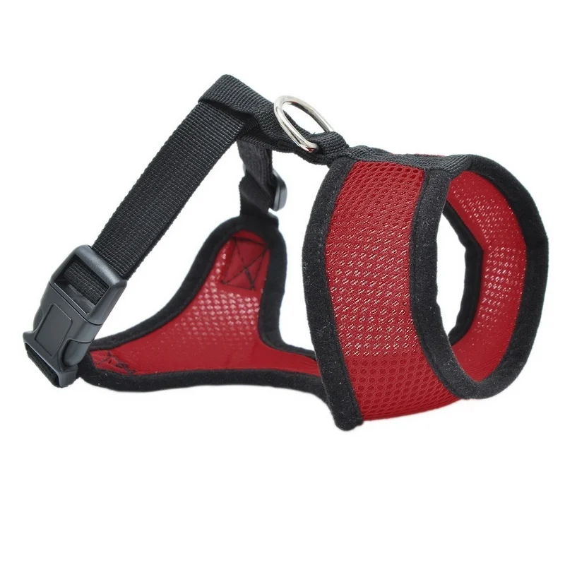Puppy Cat Vest Harness Collar For Chihuahua Pug Bulldog arnes perro Breathable Mesh Small Dog Pet and Leash Set #15 | Дом и сад