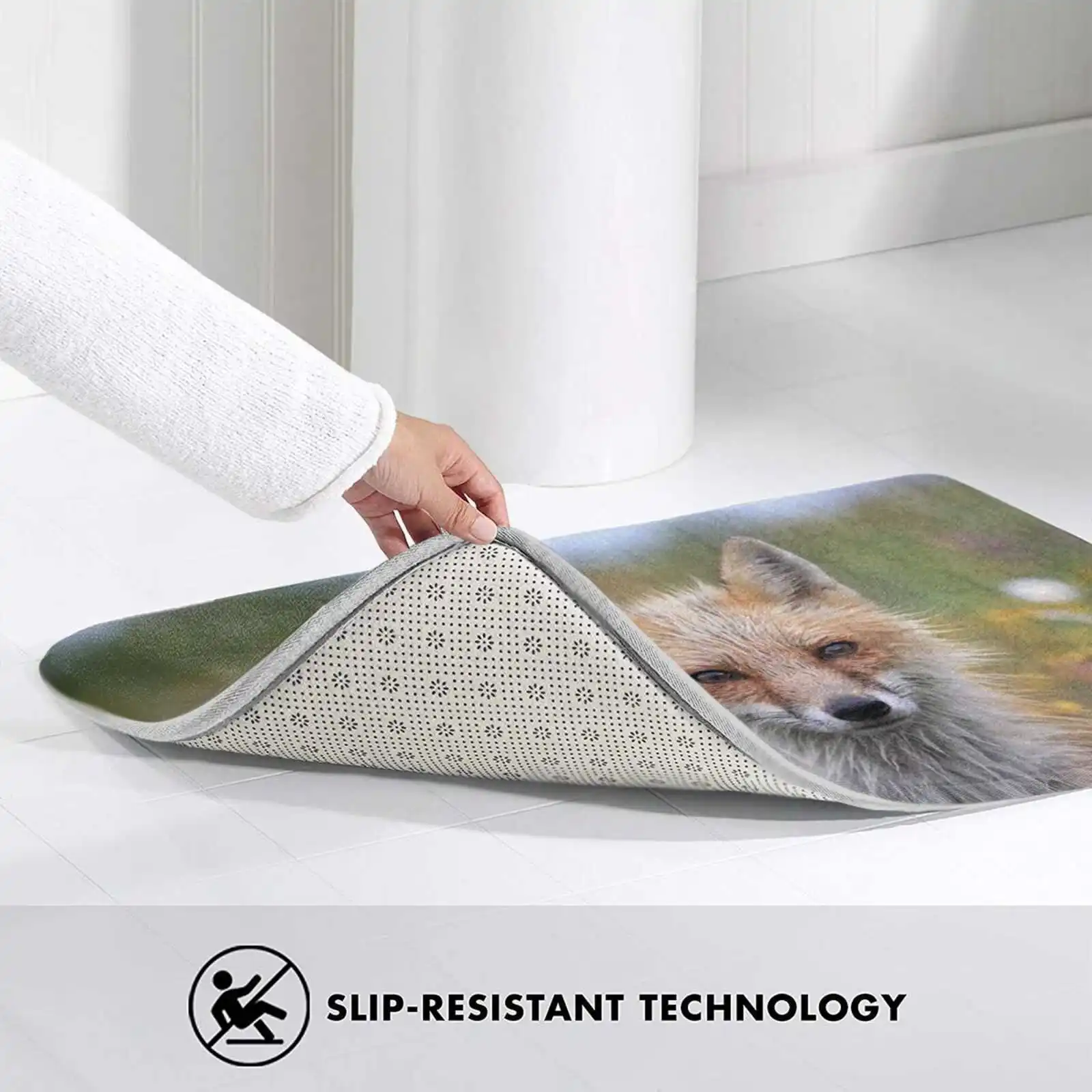 Влажная красная лиса 3D товары для дома коврик подушка Виксен женское животное