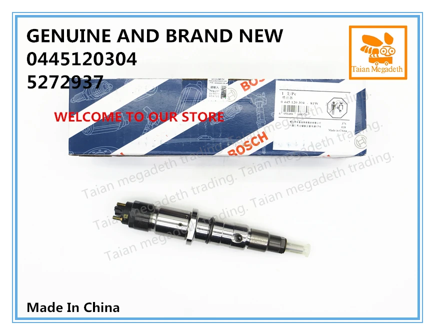 GENUINE AND BRAND NEW DIESEL FUEL COMMON RAIL INJECTOR 0445120304 5272937 5283275 | Автомобили и мотоциклы