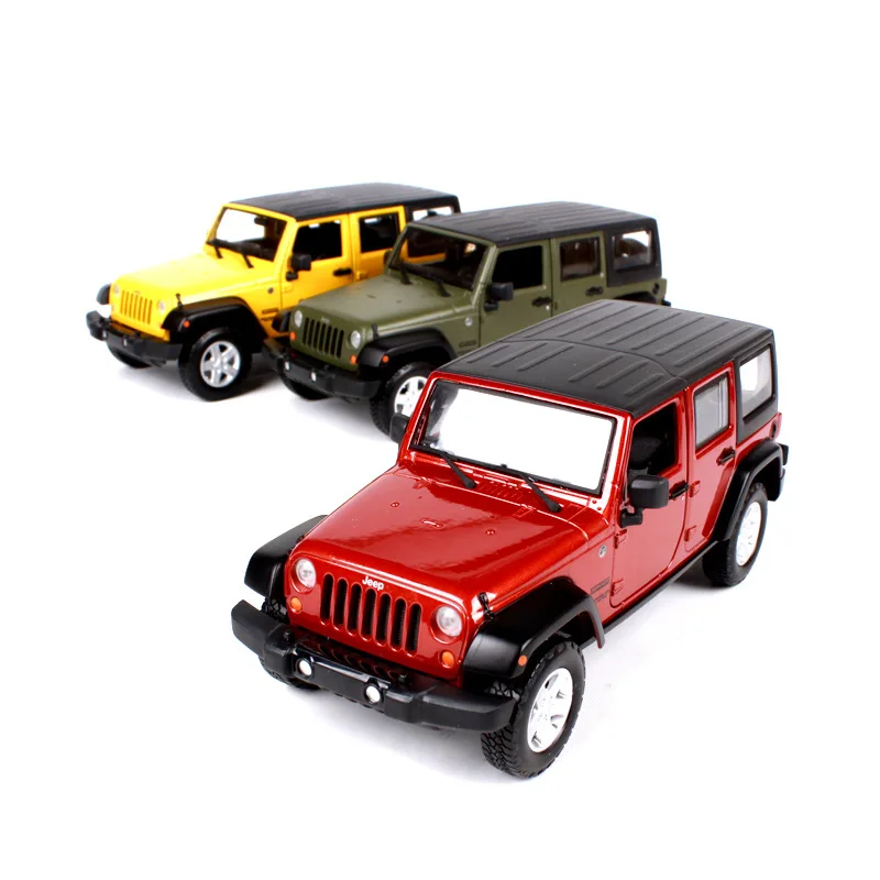 Коллекционная модель металлической машины Maisto 1/24 Jeep WRANGLER подарок для