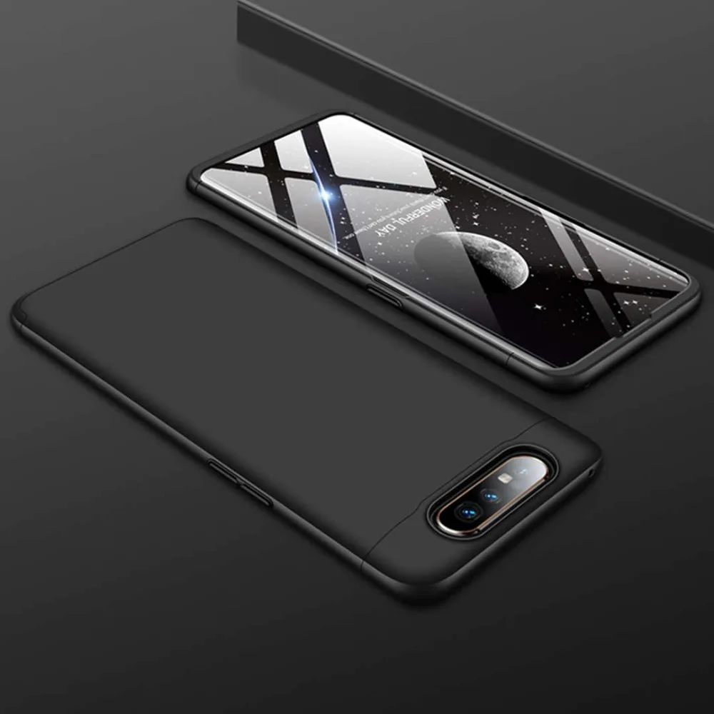 360 полный защитный чехол для телефона samsung Galaxy A80 противоударный Ультратонкий матовый жесткая задняя панель из поликарбоната для Galaxy A80 Coque Fundas
