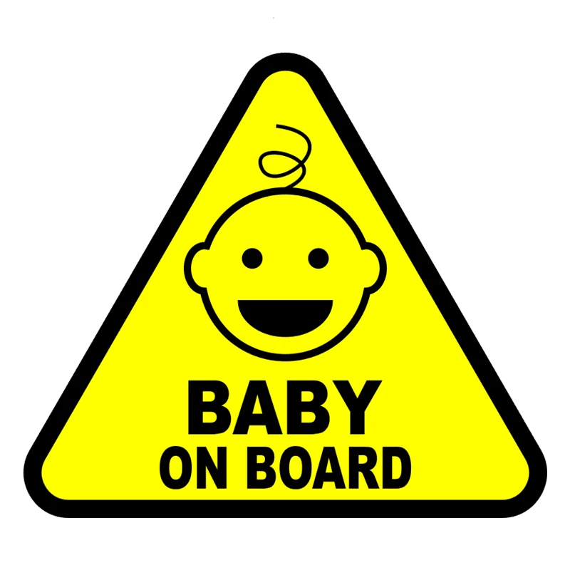 

B-0030# Self-adhesive Decal BABY ON BOARD Car Sticker Waterproof Auto Decors On Bumper Rear Window