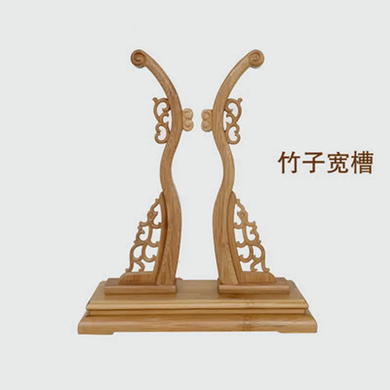 Шелковая вышивка Круглый Вентилятор дна Дворец розовое дерево бамбук в