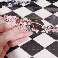 21cm japan anime toilet bound hanako kun nene yashiro cosplay figure embroidery bracelet accessories bracelets wristband gift