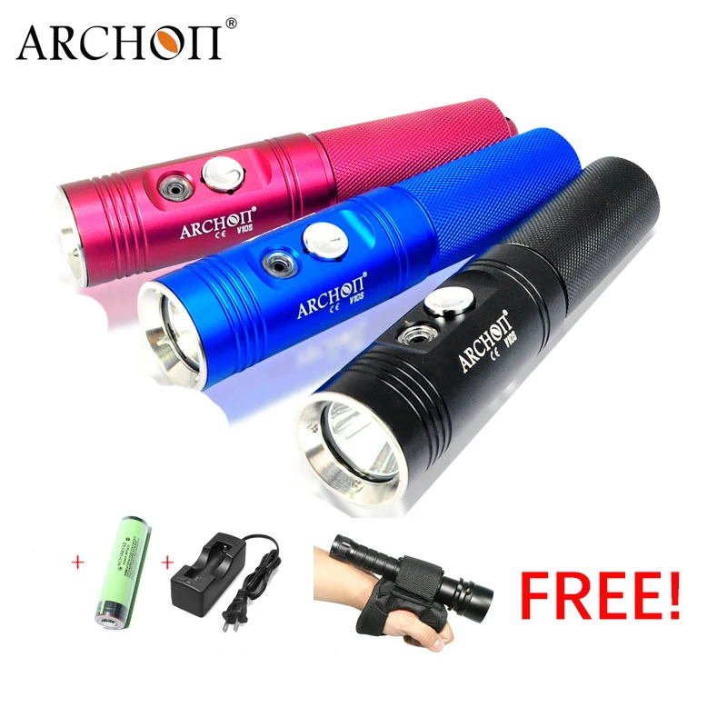 Archon V10s светодиодный фонарик Дайвинг налобный фонарь фара для дайвинга ночное