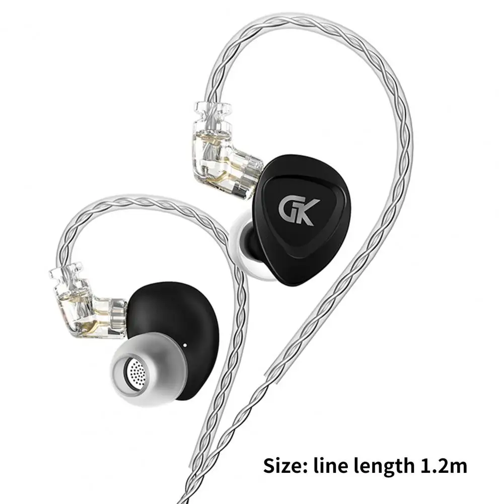 

GK GSE Wired Headset Ergonomic HiFi ABS 4 Moving Iron Units In-ear Earphone for E-Sports