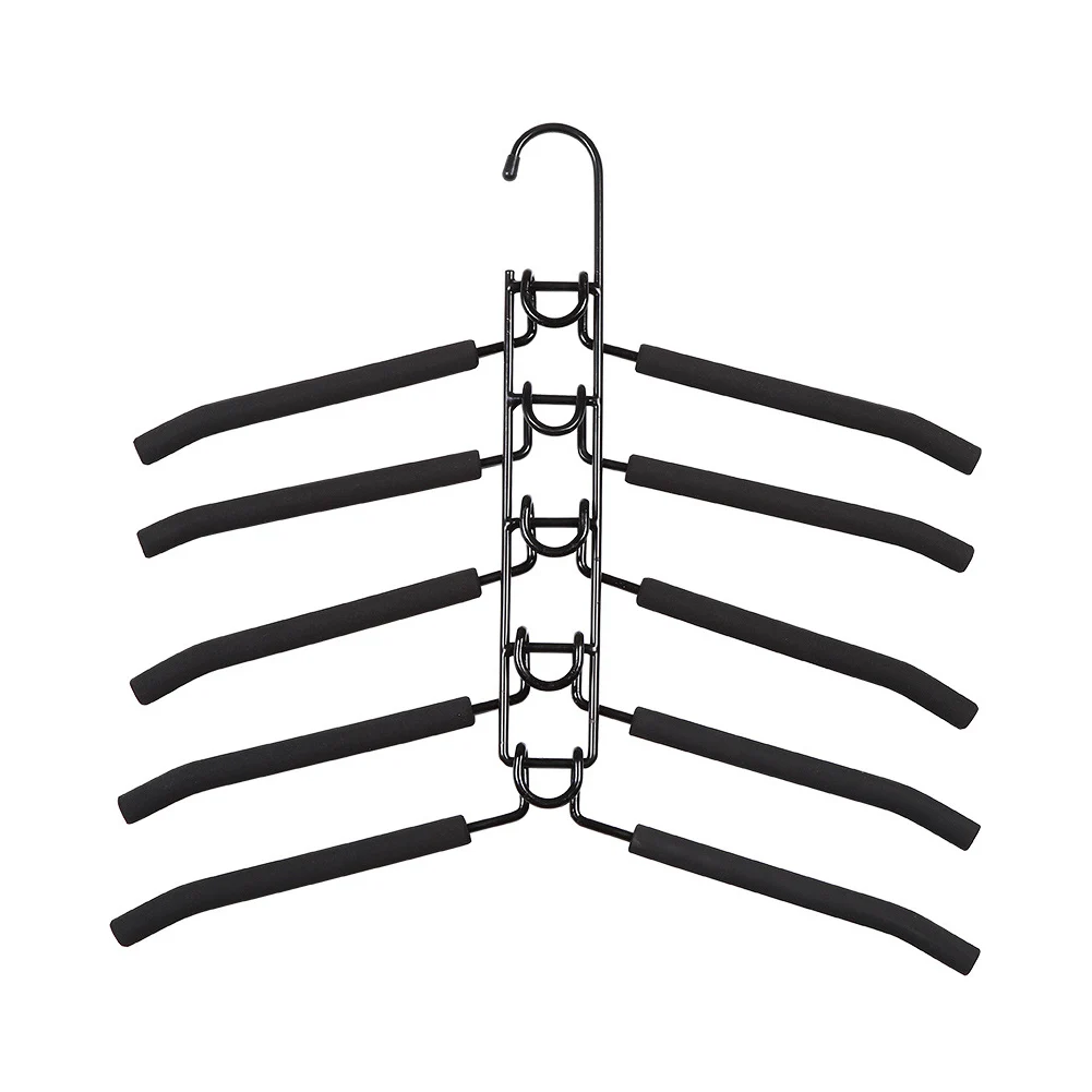 

5 In 1 Multi-Layer Clothes Hangers Space-Saving Multiple Non-Slip Hanger for Wardrobe A1