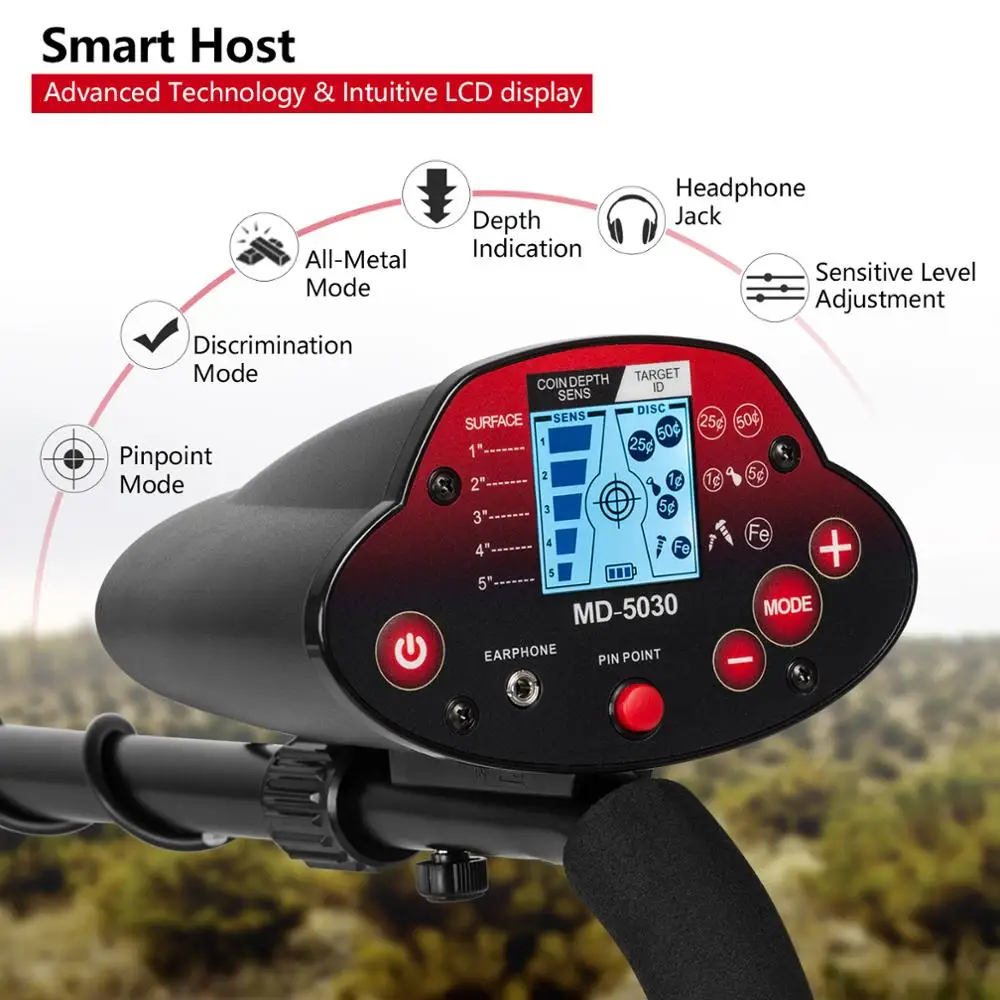 Металлоискатель профессиональный Подземный золотоискатель для охотников за