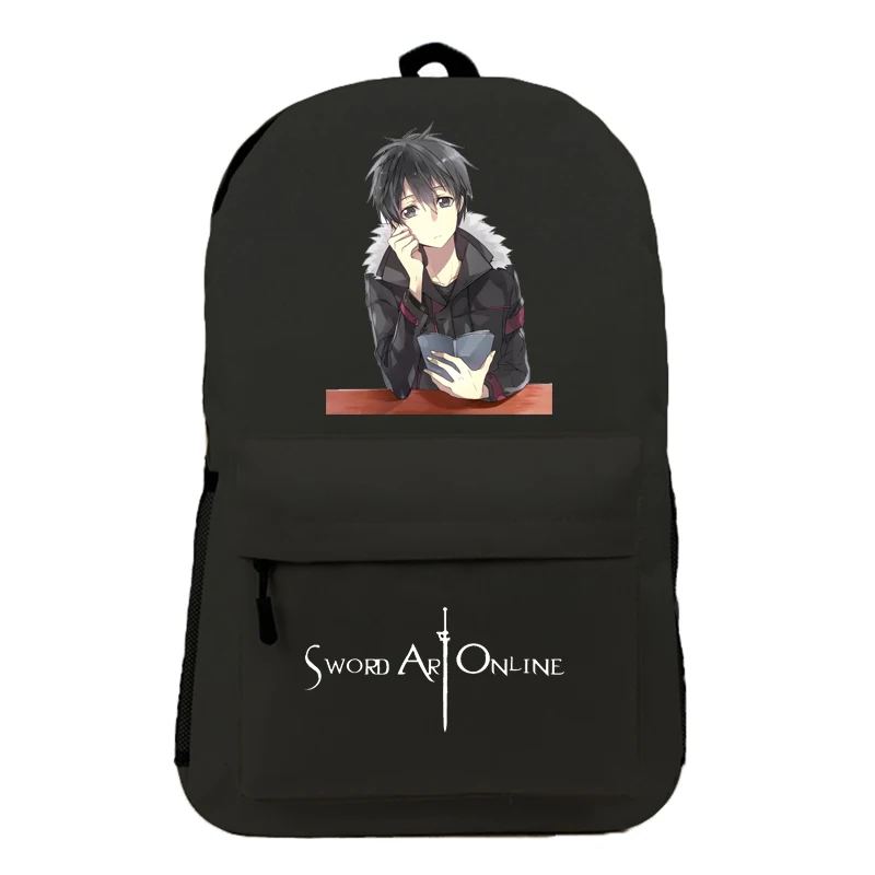 Рюкзак для косплея Sword Art Online SAO Kirito школьная сумка через плечо студентов дорожный