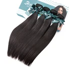 Пряди прямых малазийских волос Rosabeauty, 3 шт.лот, 8A, натуральные, черные, 100% человеческие волосы, 30 дюймов, для наращивания, бесплатная доставка