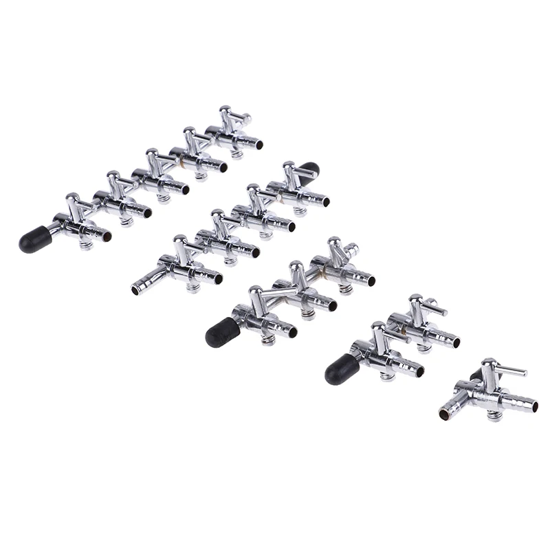 New Distributor Aquarium Stainless Steel Lever Fish Tank Durable Oxygen Pump Accessories Splitter Air Flow Control | Дом и сад