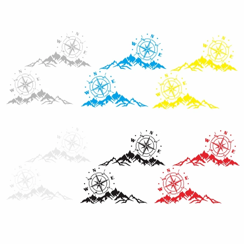

Горный компас забавная наклейка для автомобилей виниловые наклейки для стайлинга автомобиля мотоциклы авто украшение окна ПВХ наклейки ви...