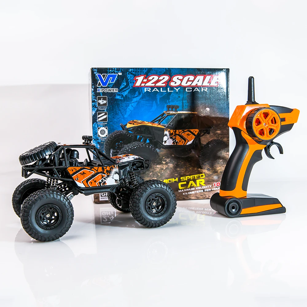 1/22 RC автомобиль 4WD альпинистский 4x4 двойной привод двигателей Bigfoot внедорожный gps