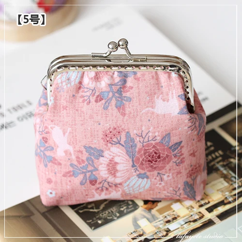 

ZXIIXZ Mini Drawstring Key Bag Material Package No Cutting and Ironing DIY Handmade Cloth Embroidery Material Package Supplies
