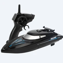 New RC Boat 2.4 Ghz Remote Control Speedboat Kids Toy High Speed Racing Ship Rechargeable Batteries 