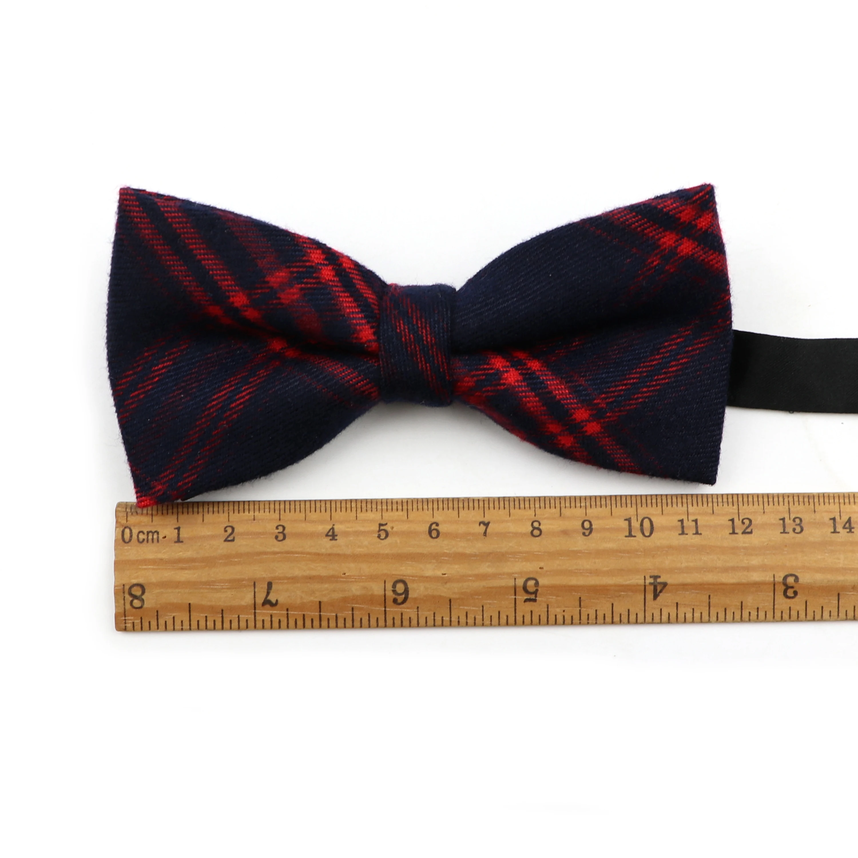 Комплект из галстука и носового платка в клетку 100% хлопка | Аксессуары для одежды