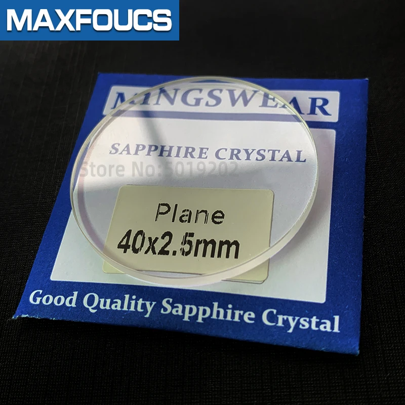 

Watch Glass Thick 2.5 mm Diameter 40-42.5 mm FLat Sapphire Anti-scratch Smooth Round Transparent Crystal 6 pieces Suit