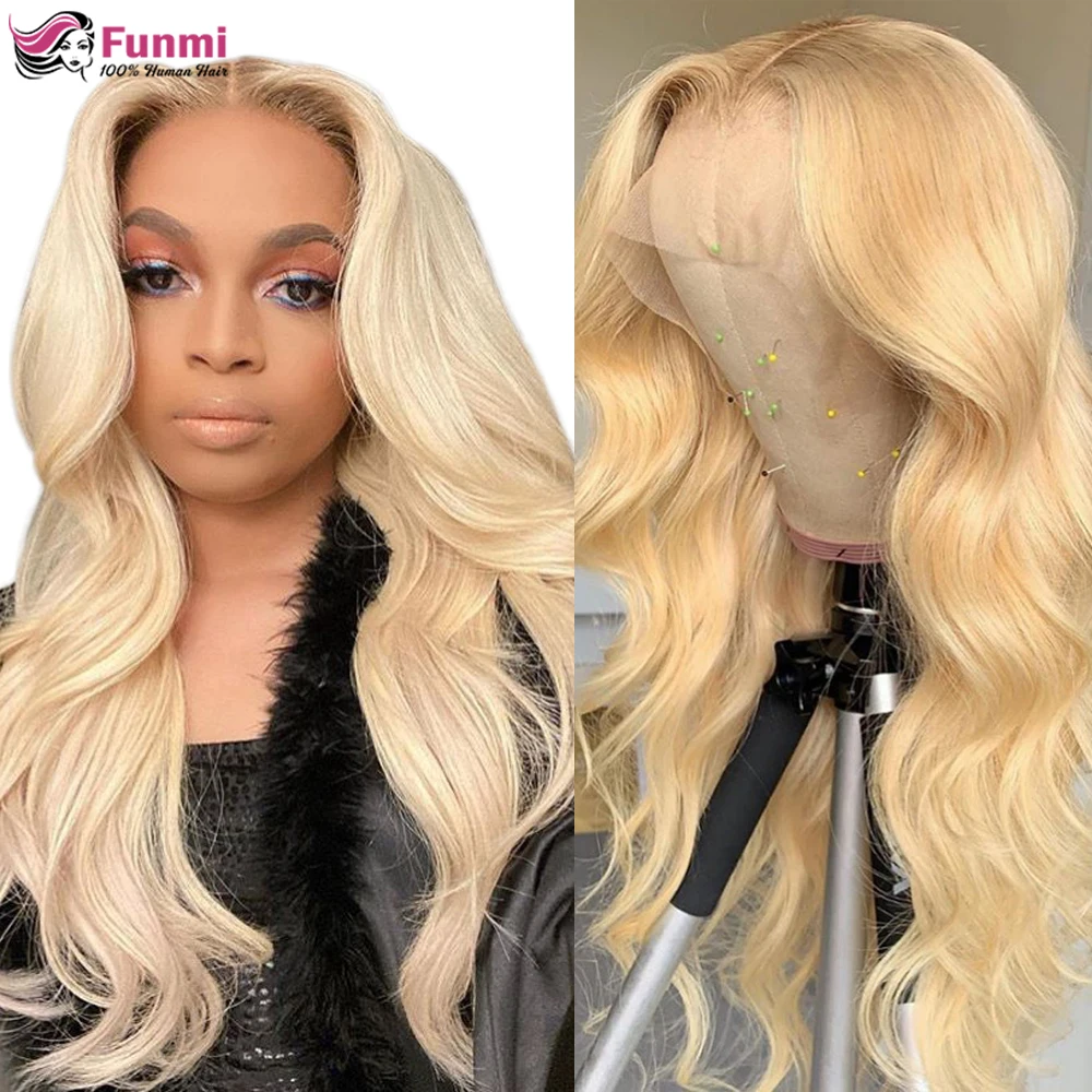 613 медовая блондинка 30 дюймов кружевные передние парики прозрачный парик на