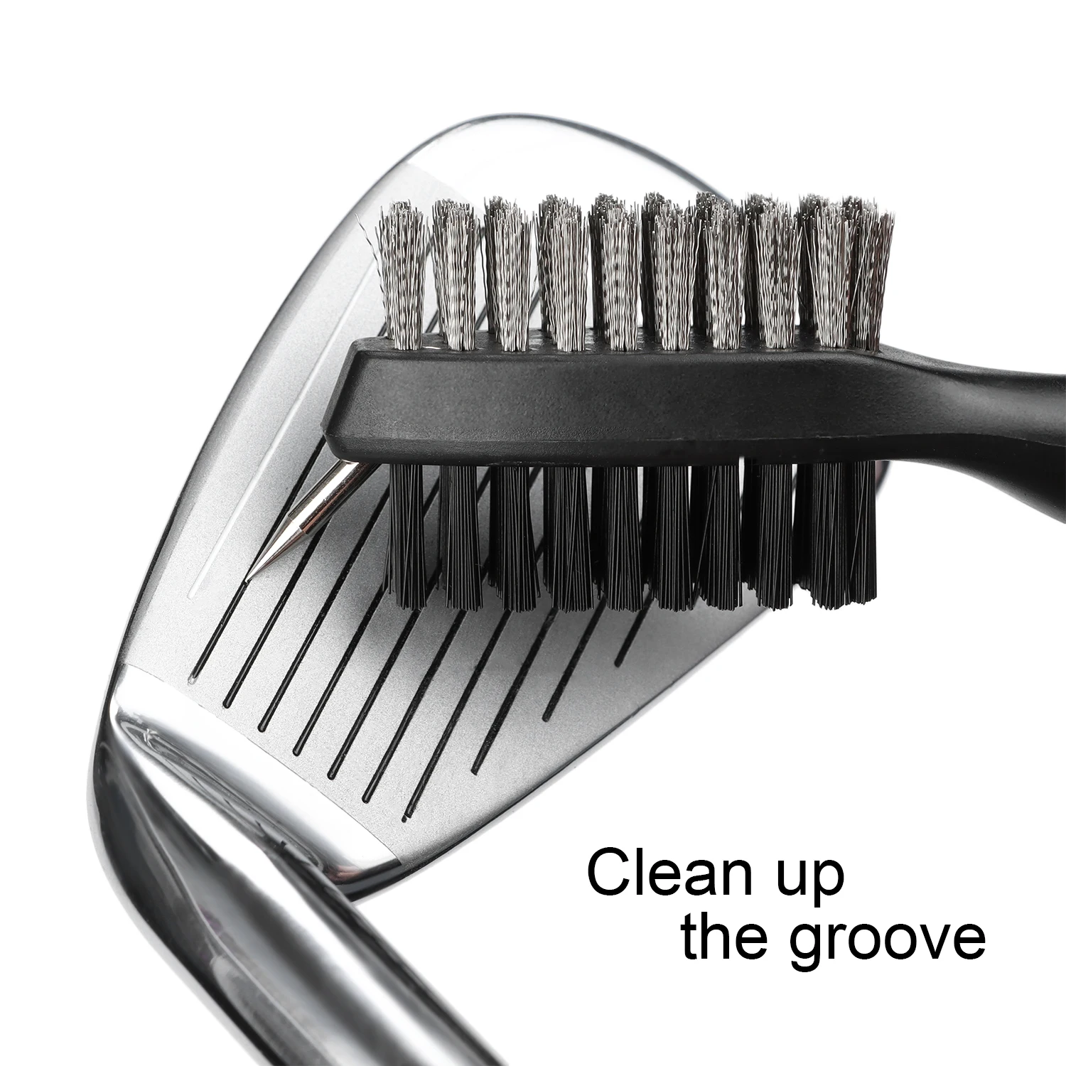 

1Set Black Golf Towels/Brush/Divot Cleaning Kits Waffle Pattern Golf Microfiber Golf Towels Golf Brush Golf Lovers Tool Gift