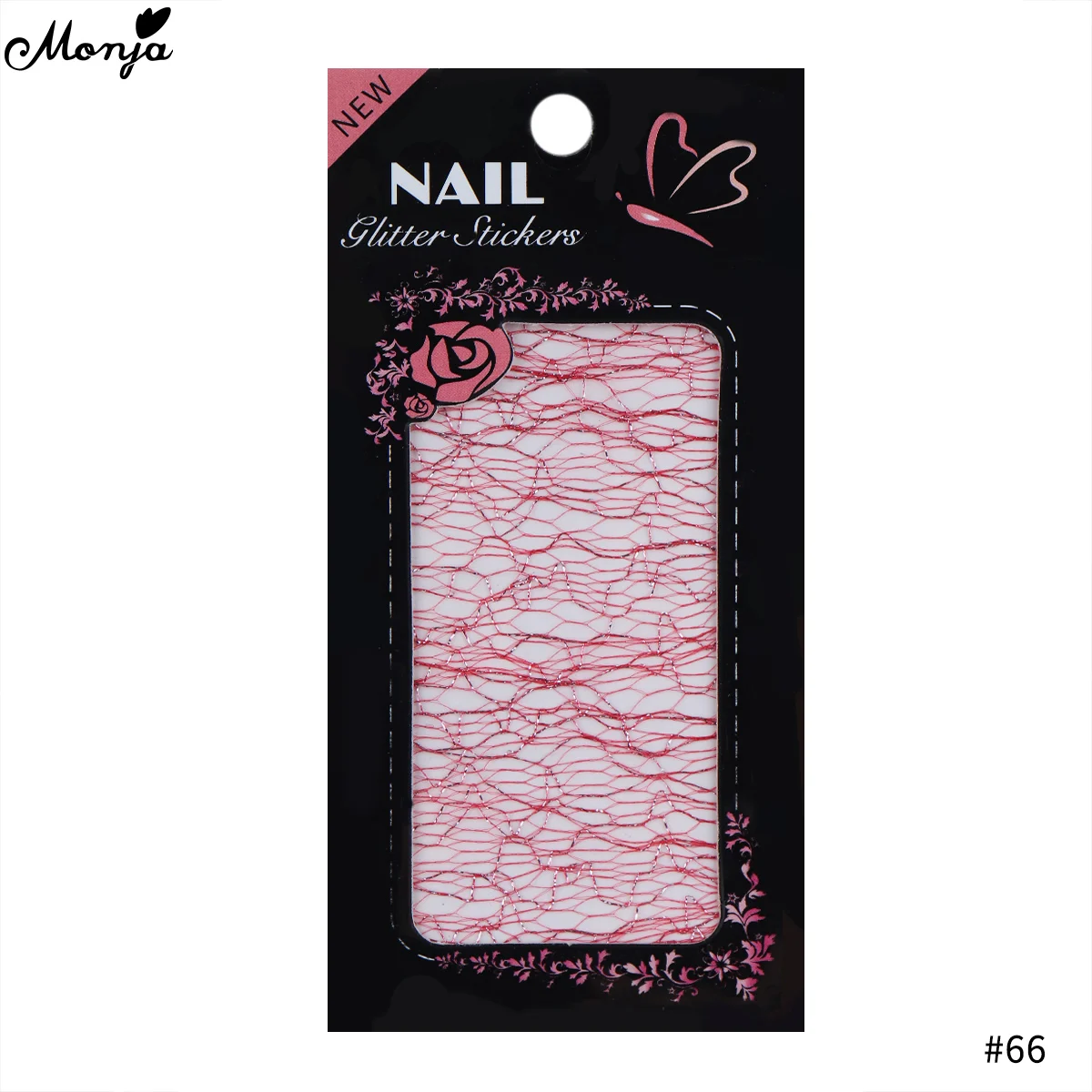 Monja Nail Art многоцветная наклейка сетка блестящая линия шелковые фольги полосы линии передачи наклейки для маникюра аксессуары украшения
