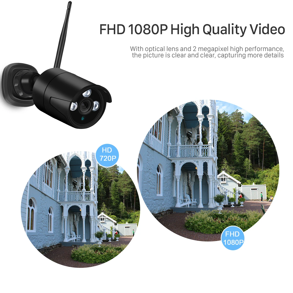 BESDER 2MP Беспроводная ip-камера 1080P HD ночного видения wi-fi-камера для использования на улице IP Onvif TF карта хранения водонепроницаемый видеонаблюдения