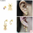 Автоклав 925 пробы Серебряные серьги для Для женщин 2020 для малышей с принтом Скорпион креативные серьги ювелирные украшения Brincos, можно носить с Kolczyki; Искусственная кожа; Прямая продажа (дропшиппинг); Damskie pendientes W5