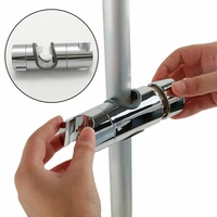 Shower Bracket Shower Rail Holder Adjustable 18 25mm ABS Chrome Shower Head Holder Bathroom Accessories Universal