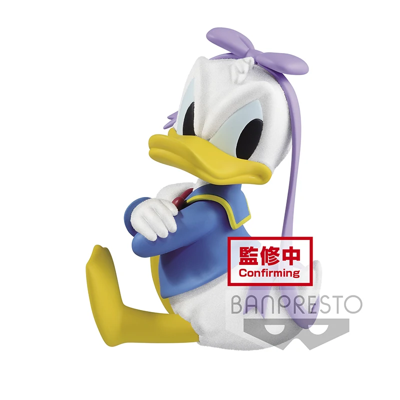 

Bandai Дональд Дак Аниме фигурки Q Posket B модель с секциями украшения Флокирование ручной работы ПВХ коллекционная игрушка для детей подарок